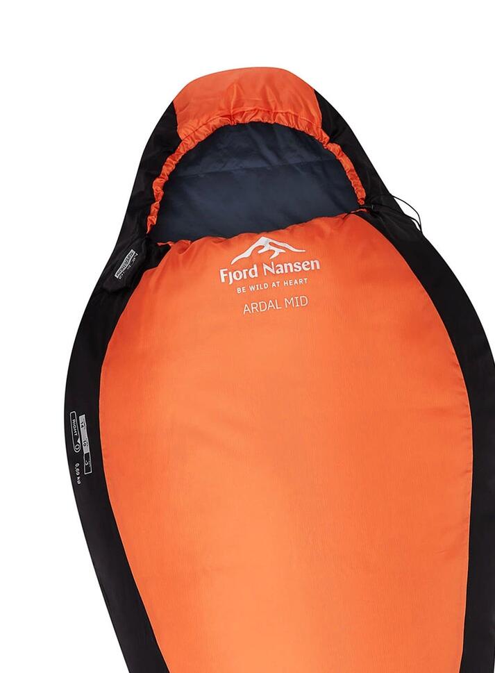 Śpiwór turystyczny Fjord Nansen Ardal Mid +10°C SBS carnelian lewy