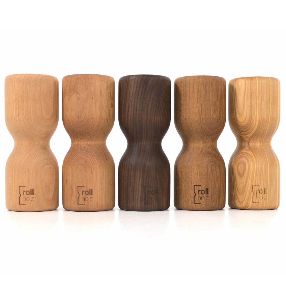Faszienrolle Pro Erlenholz Faszientraining FSC zertifiziertes Holz - ROLLHOLZ 2/5