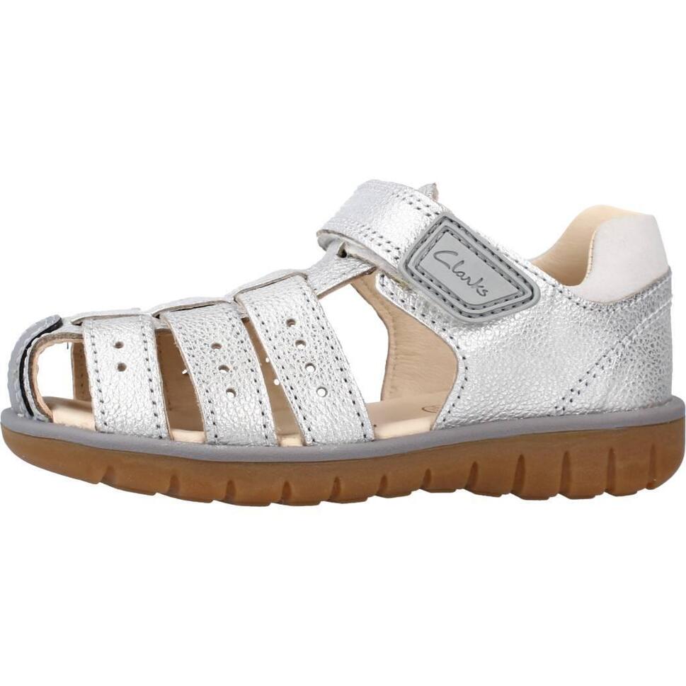 Sandały CLARKS ROAM BAY T Srebrny