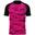 Tricou Sportiv Givova Pixel pentru Femei Fuchsia-Negru L