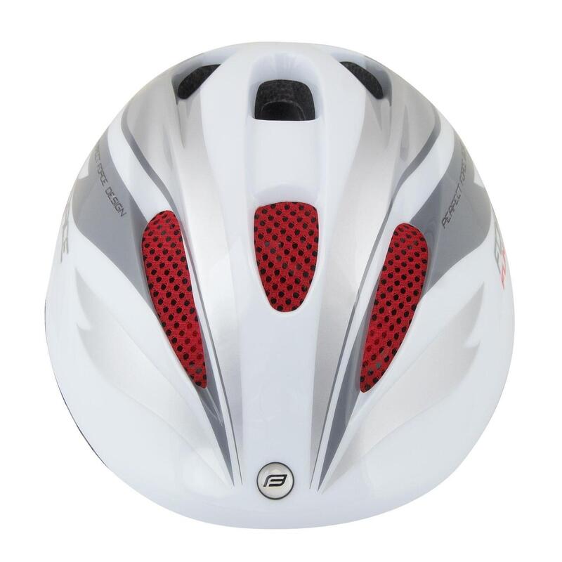 Casca copii Force Fun Stripes Alb/Gri M