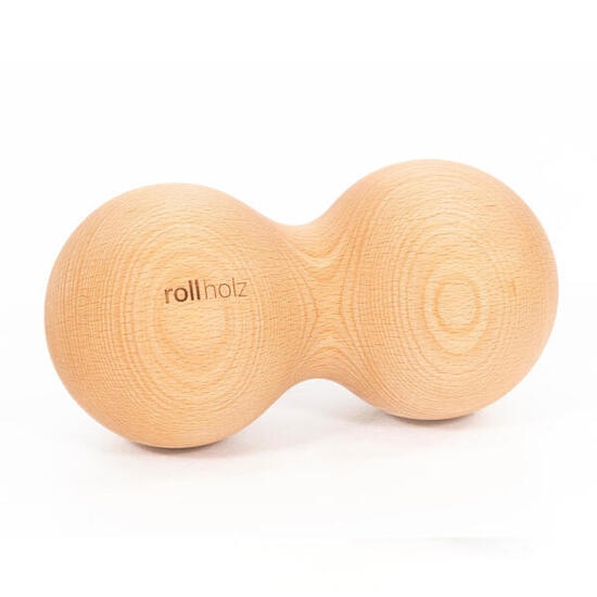 Doppelkugel Duoball Buche 10 cm Faszienball aus Holz