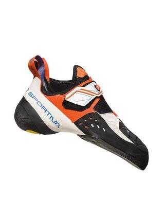Kletterschuh La Sportiva Solution Woman White Orange 36,5