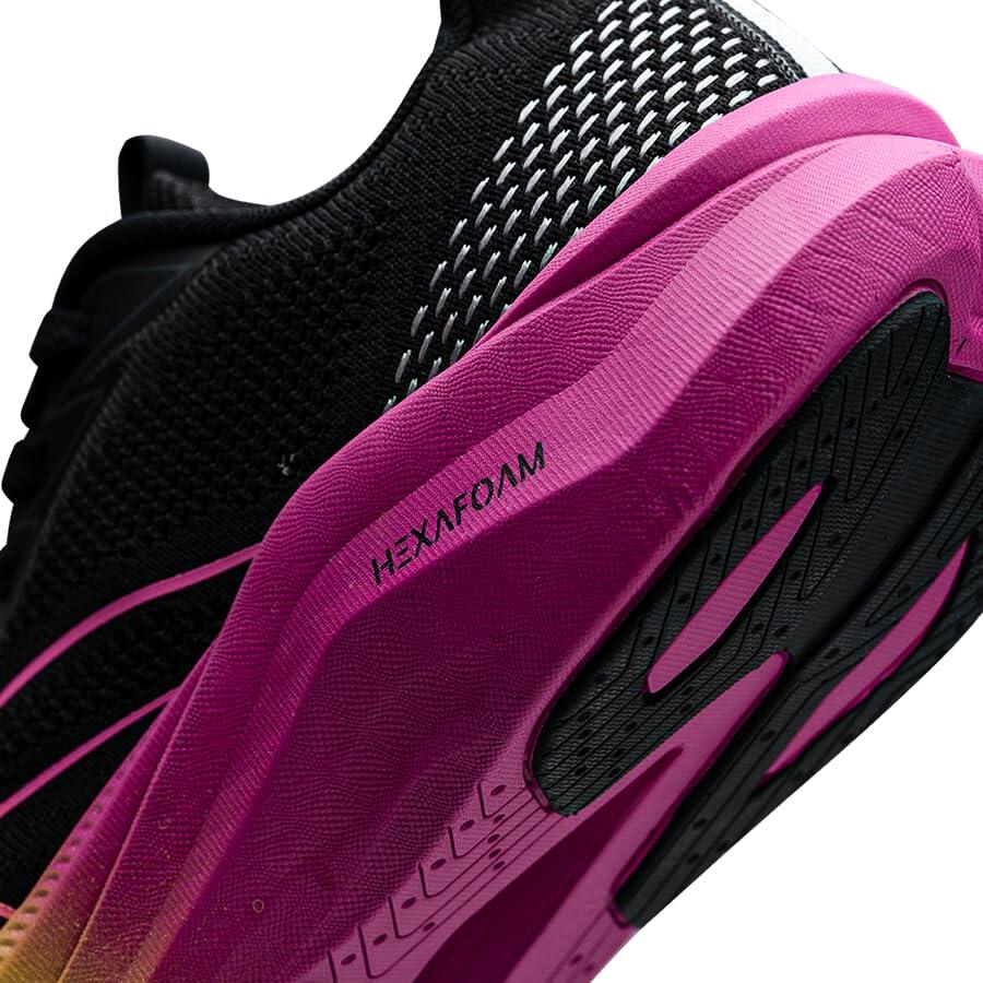 Laufschuhe | GLIDE PACE | Unisex | Schwarz/Gelb/Orchidee – Größe 44 EU 4/7