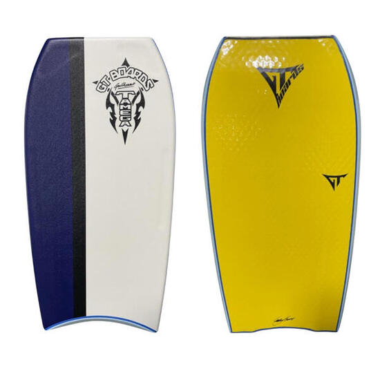 Bodyboard GT Flash PP Dunkelblau/Gelb 43