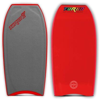 Bodyboard Turbo 5 PP Grau/Rot 40,5