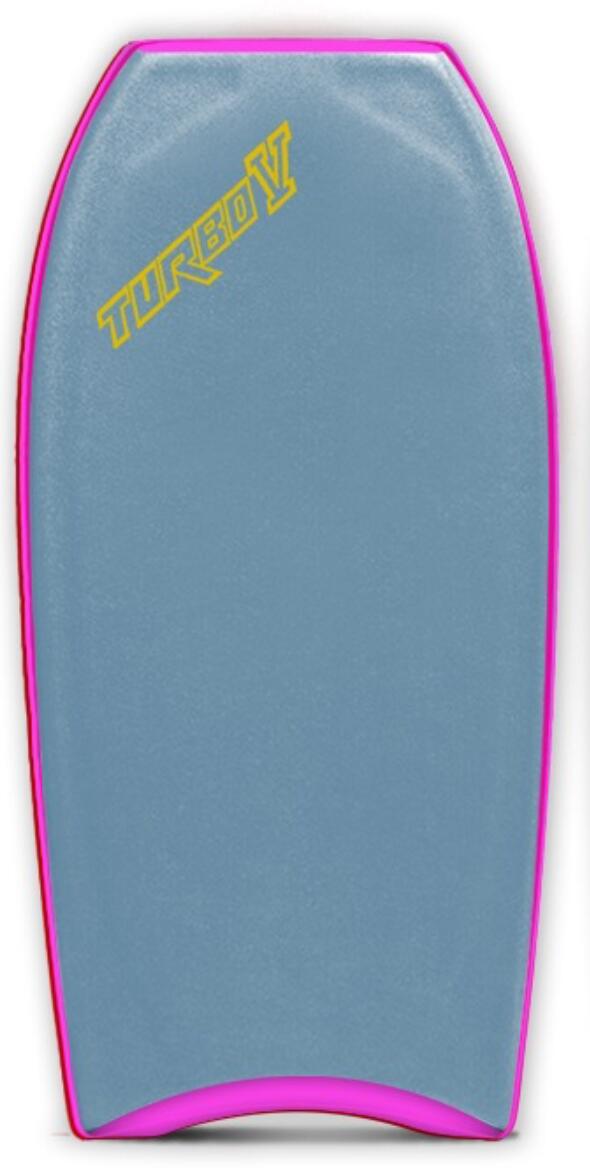 Tabla de bodyboard Turbo 5 PP azul claro/blanco 42 2/3