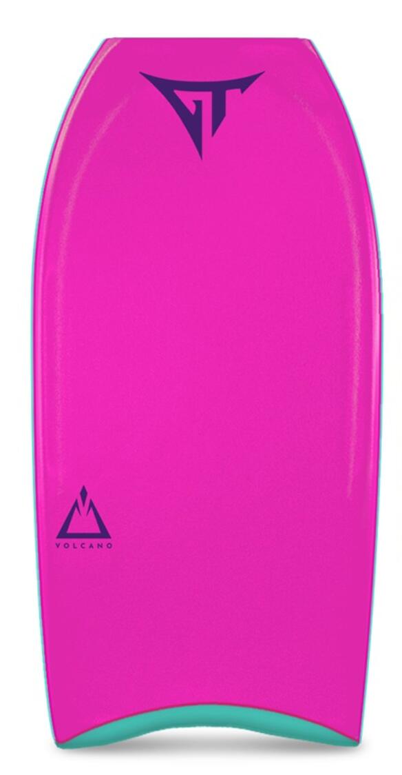 Tabla de bodyboard GT Volcano PP rosa/turquesa 41 2/3