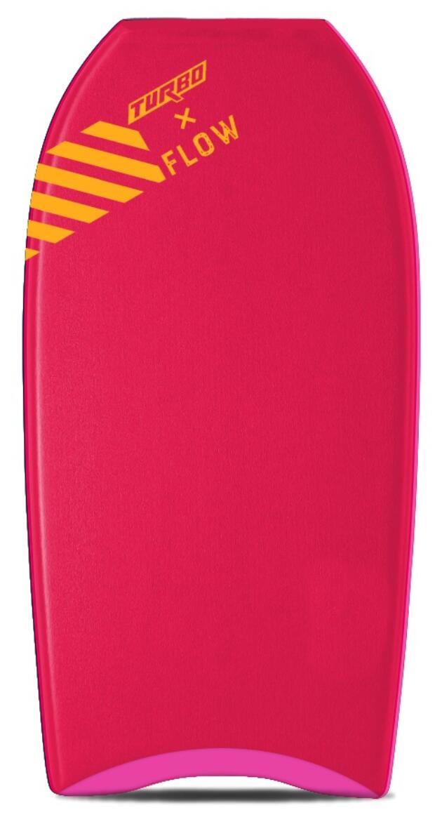 Tabla de bodyboard Turbo x Flow PP roja/violeta 41 2/3