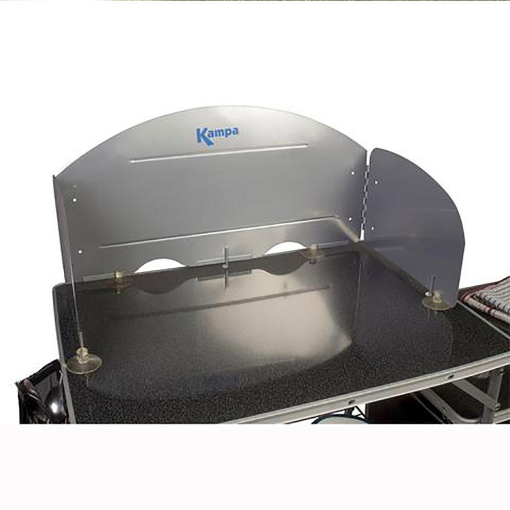 Protector de viento plegable para cocina, hornilla o barbacoa de gas - sin base 5/6