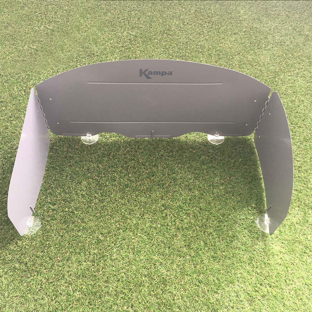 Protector de viento plegable para cocina, hornilla o barbacoa de gas - sin base 2/6