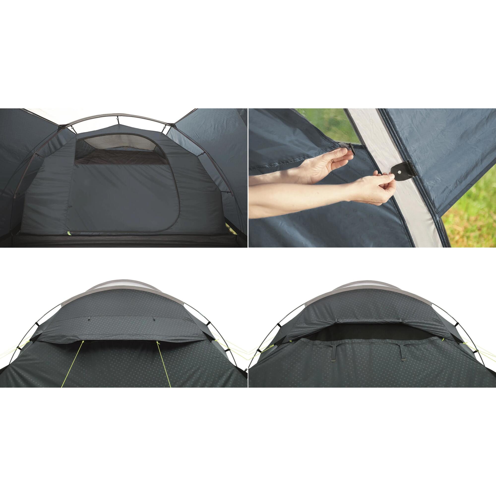 Outwell Tenda túnel para 4 pessoas Earth 4 azul 2/5