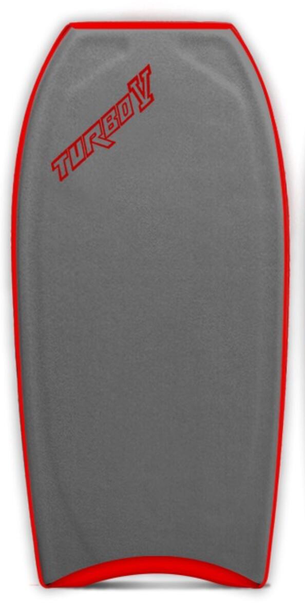 Bodyboard Turbo 5 PP Grau/Rot 40,5 2/3