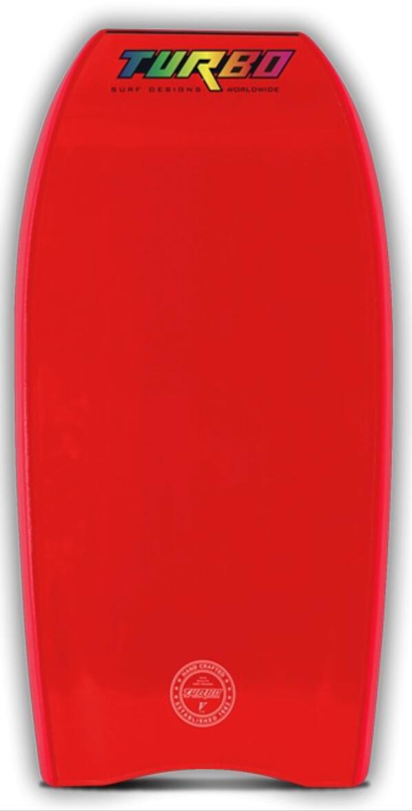 Bodyboard Turbo 5 PP Grau/Rot 40,5 3/3
