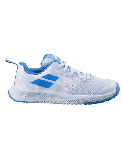 Chaussures Junior Babolat Pulsion All Court Kid 32f21518 1060 Blanc Et Bleu
