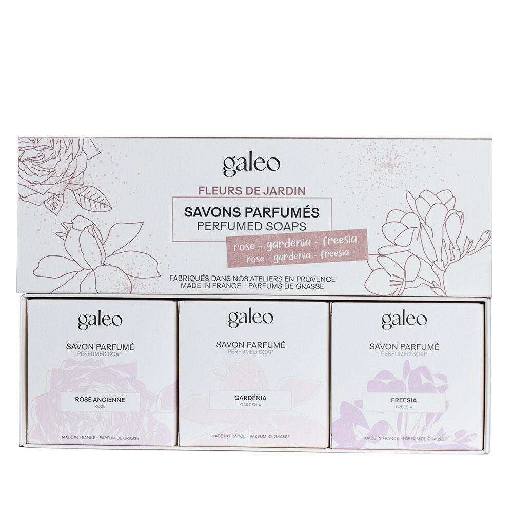Trio savons Fleurs de Jardin 2/2