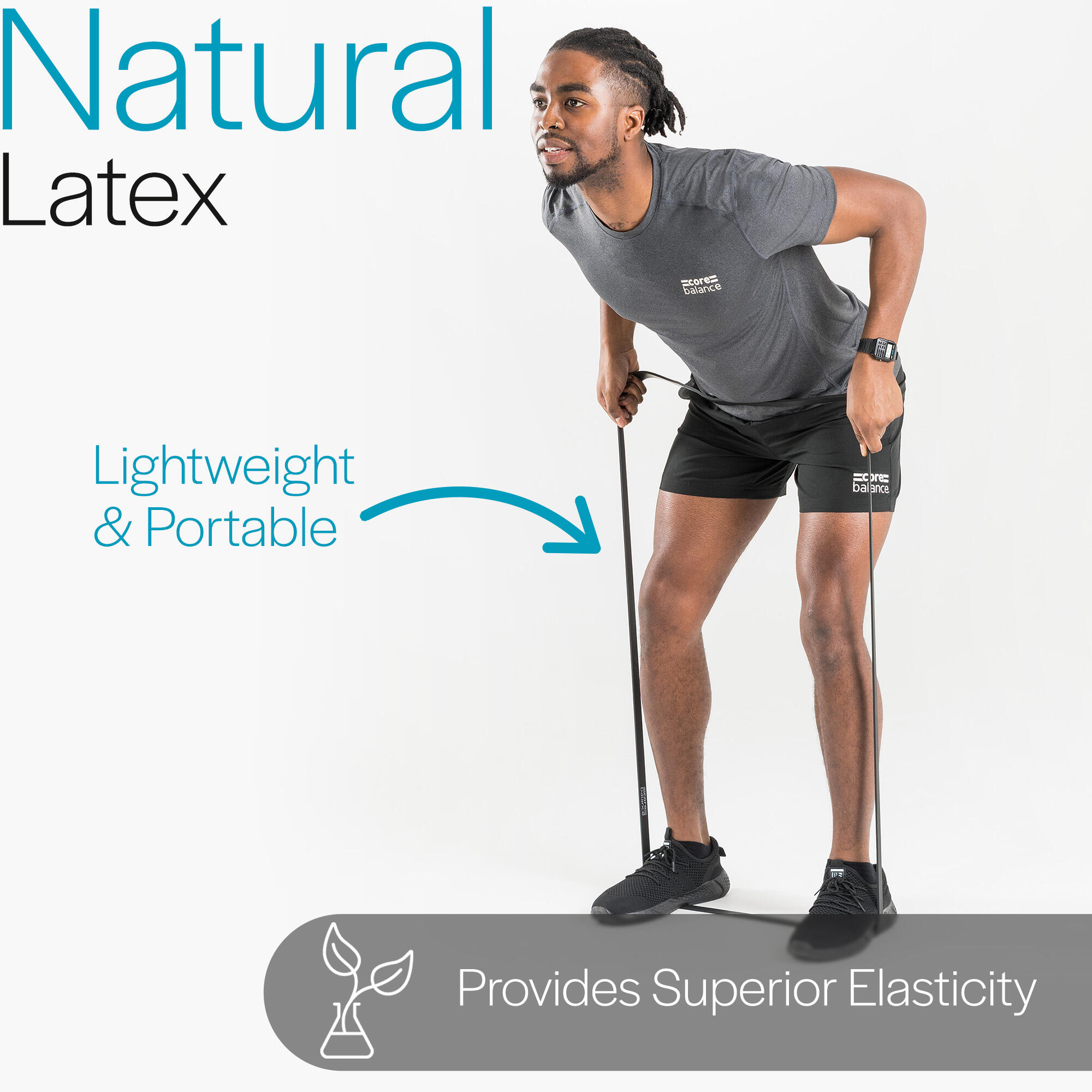 Pull Up Resistance Band Exercise Fitness Latex Medium 10 To 30kg