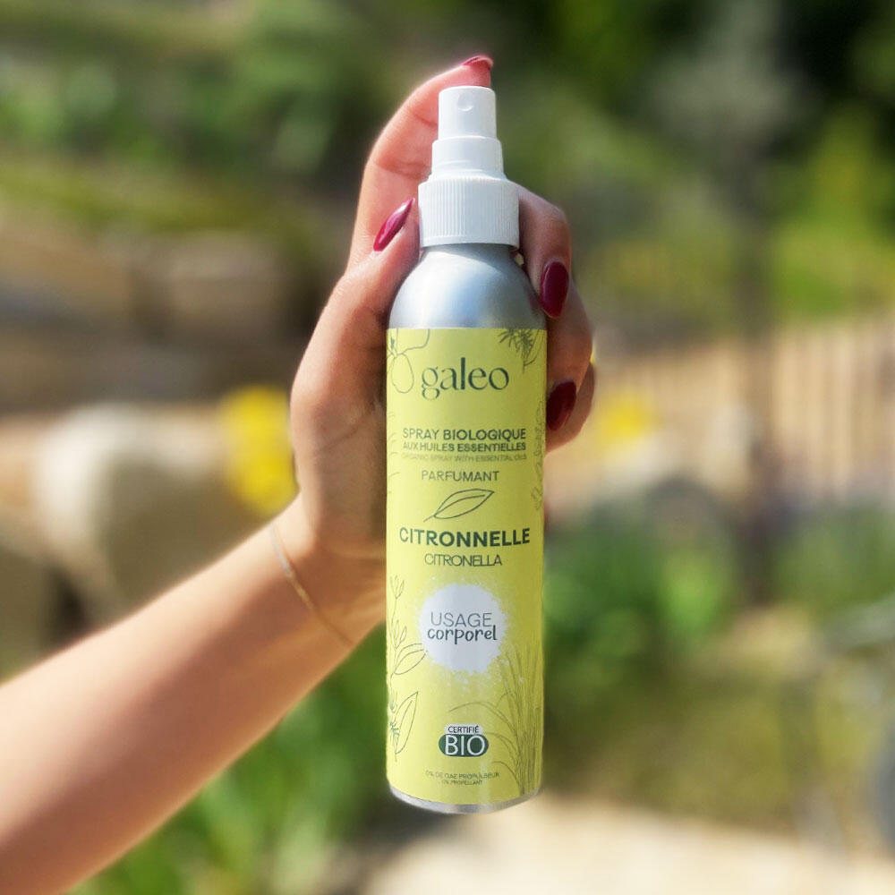 SPRAY 100% BIOLOGIQUE 200 ML À LA CITRONNELLE 2/3