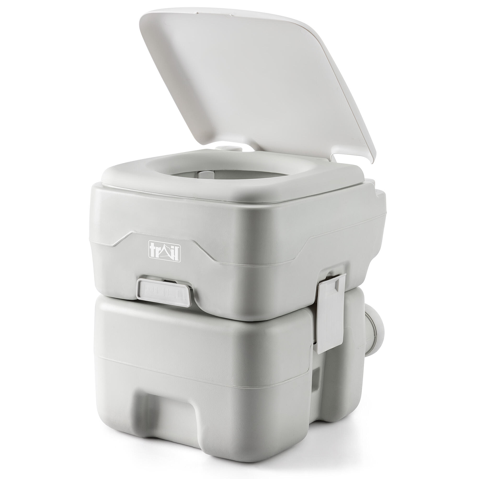 TRAIL OUTDOOR LEISURE Camping Toilet Portable 20L Flushable Porta Potty Loo Fishing Festivals