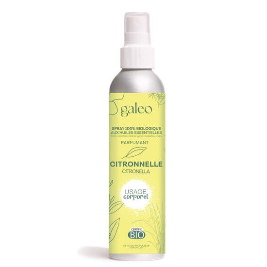 SPRAY 100% BIOLOGIQUE 200 ML À LA CITRONNELLE