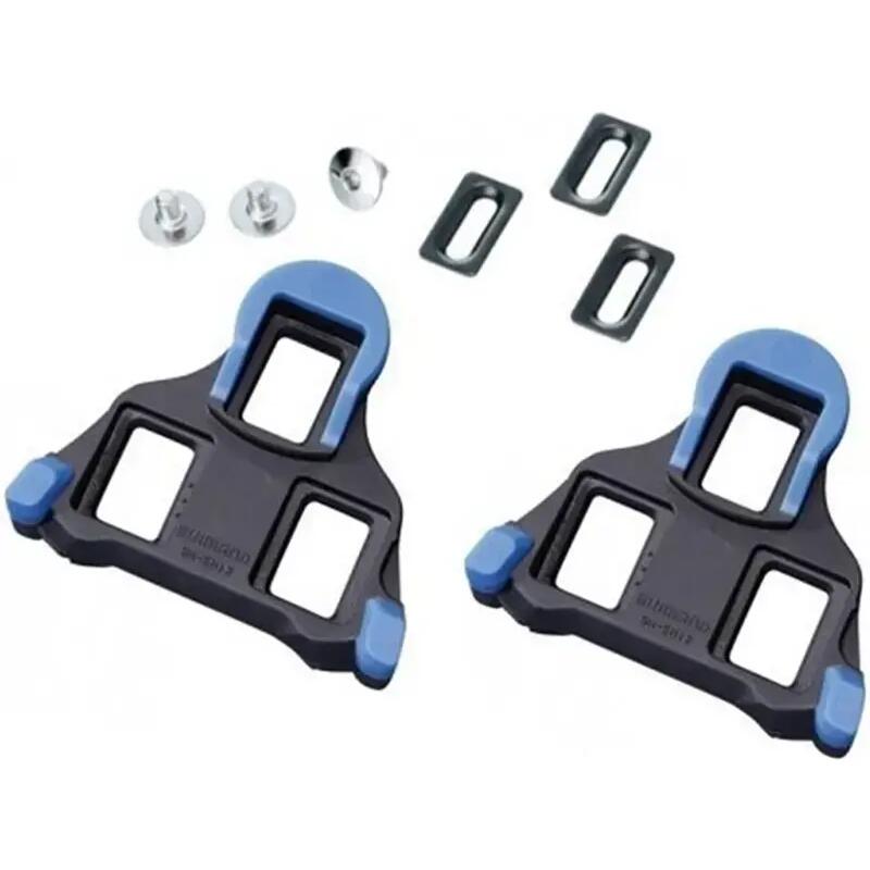 Shimano SM-SH12 Clipless SPD-SL Pedal Cleats 2 Degree Float - Blue