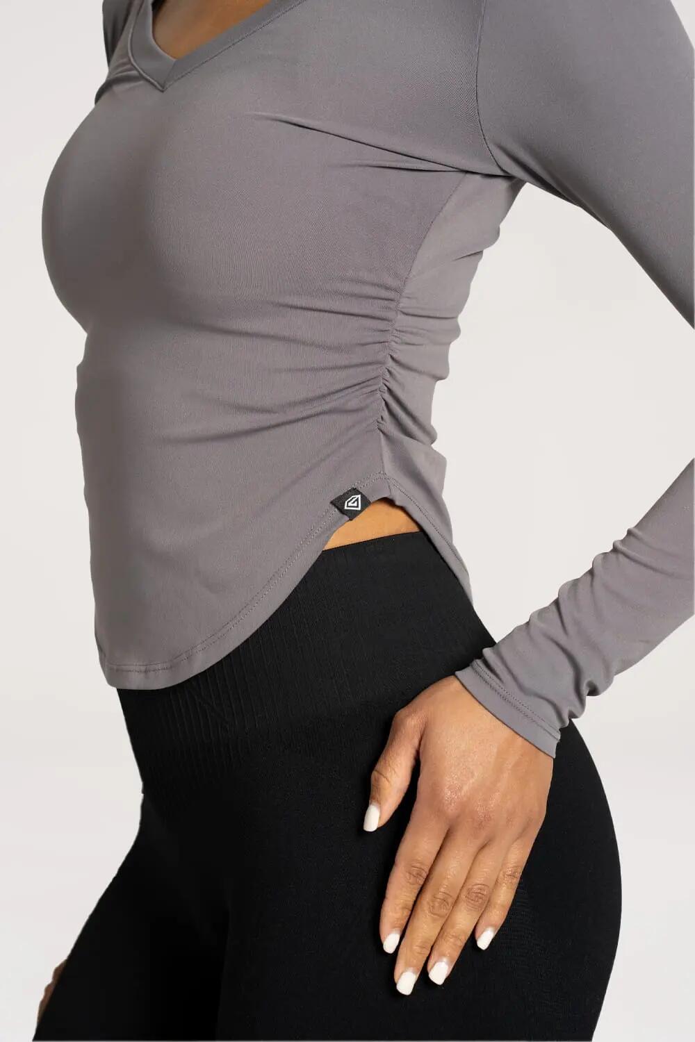 V-Ausschnitt Unterhemd Damen Gym Glamour 4/6