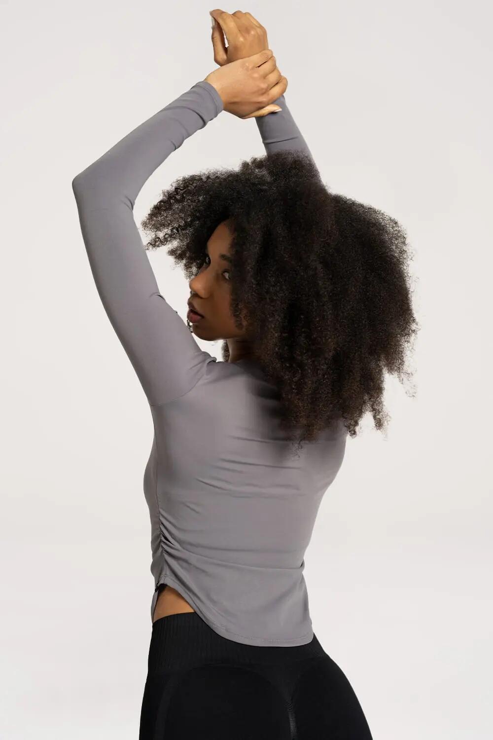 V-Ausschnitt Unterhemd Damen Gym Glamour 5/6