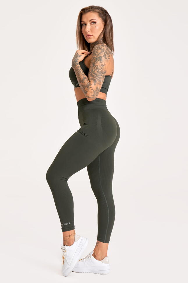 Legginsy fitness damskie Gym Glamour push up 2.0