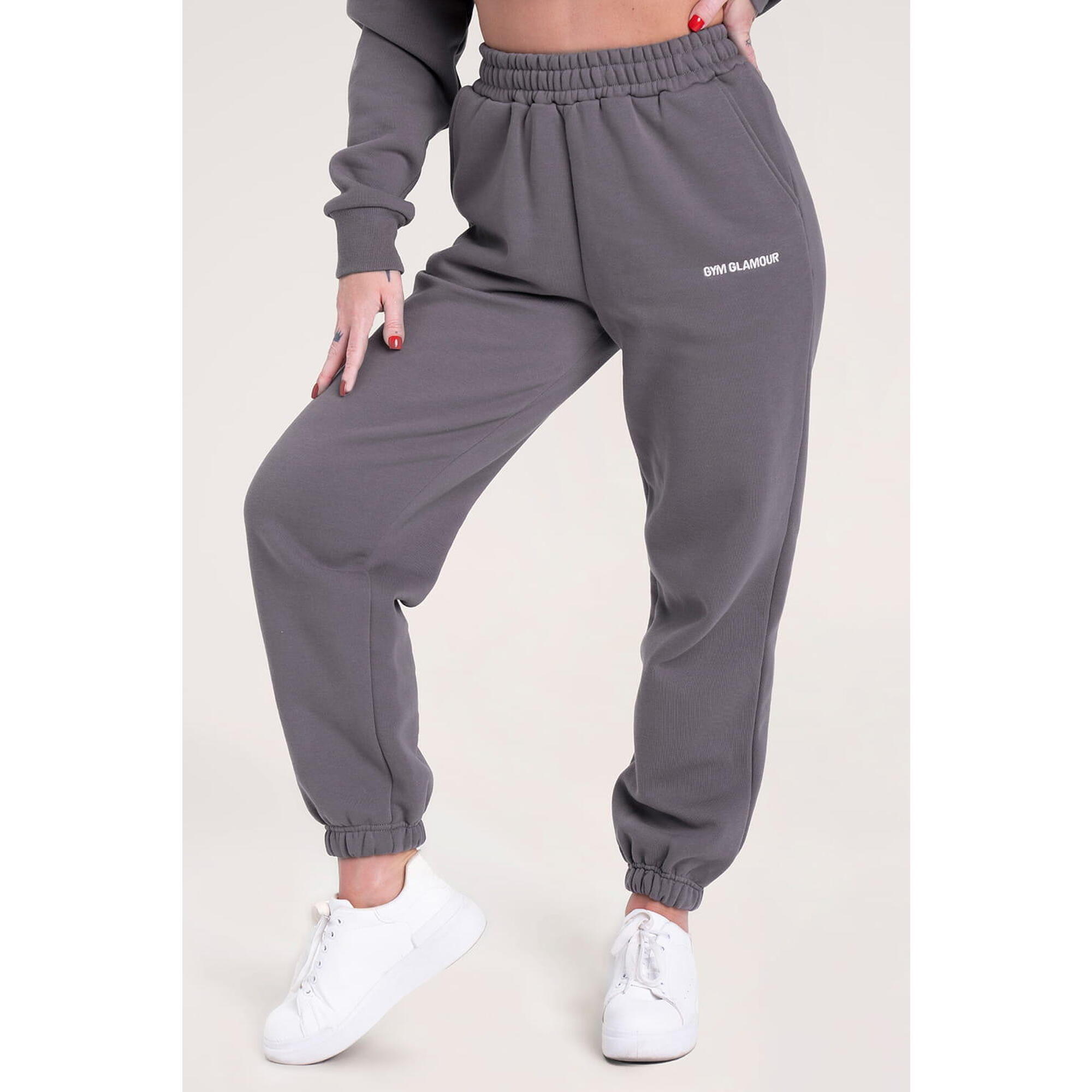 Spodnie fitness damskie Gym Glamour dresowe