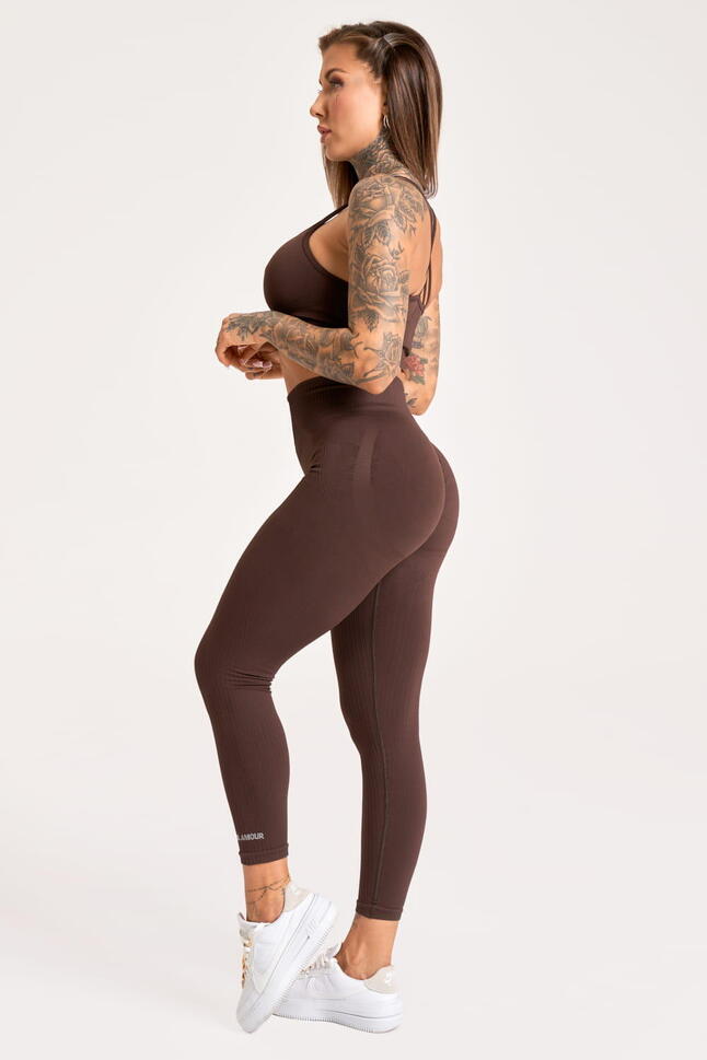 Legginsy fitness damskie Gym Glamour push up 2.0