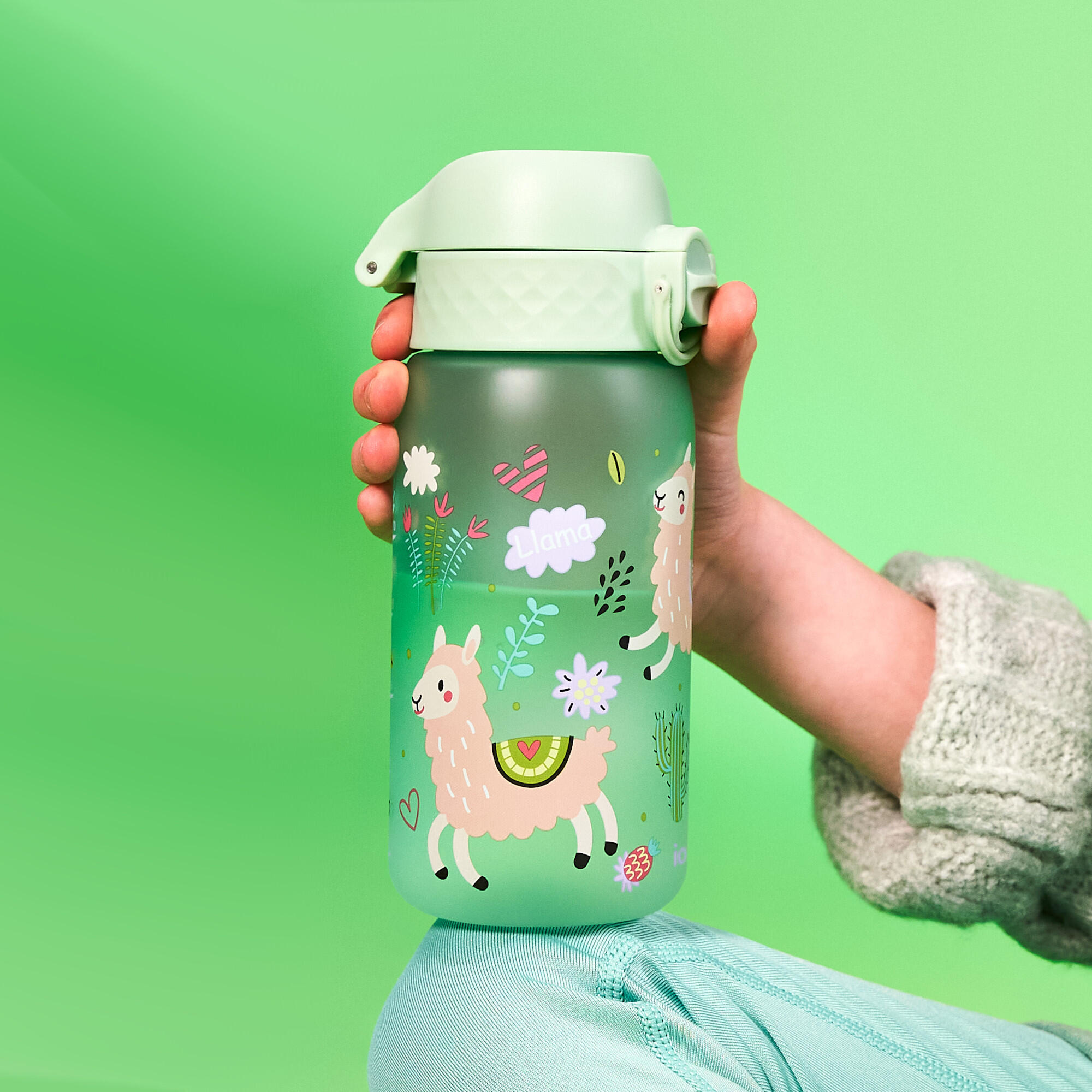 Bidon dziecięcy ION8 350ml z atestem PZH – szczelny, lekki, bez BPA 2/8