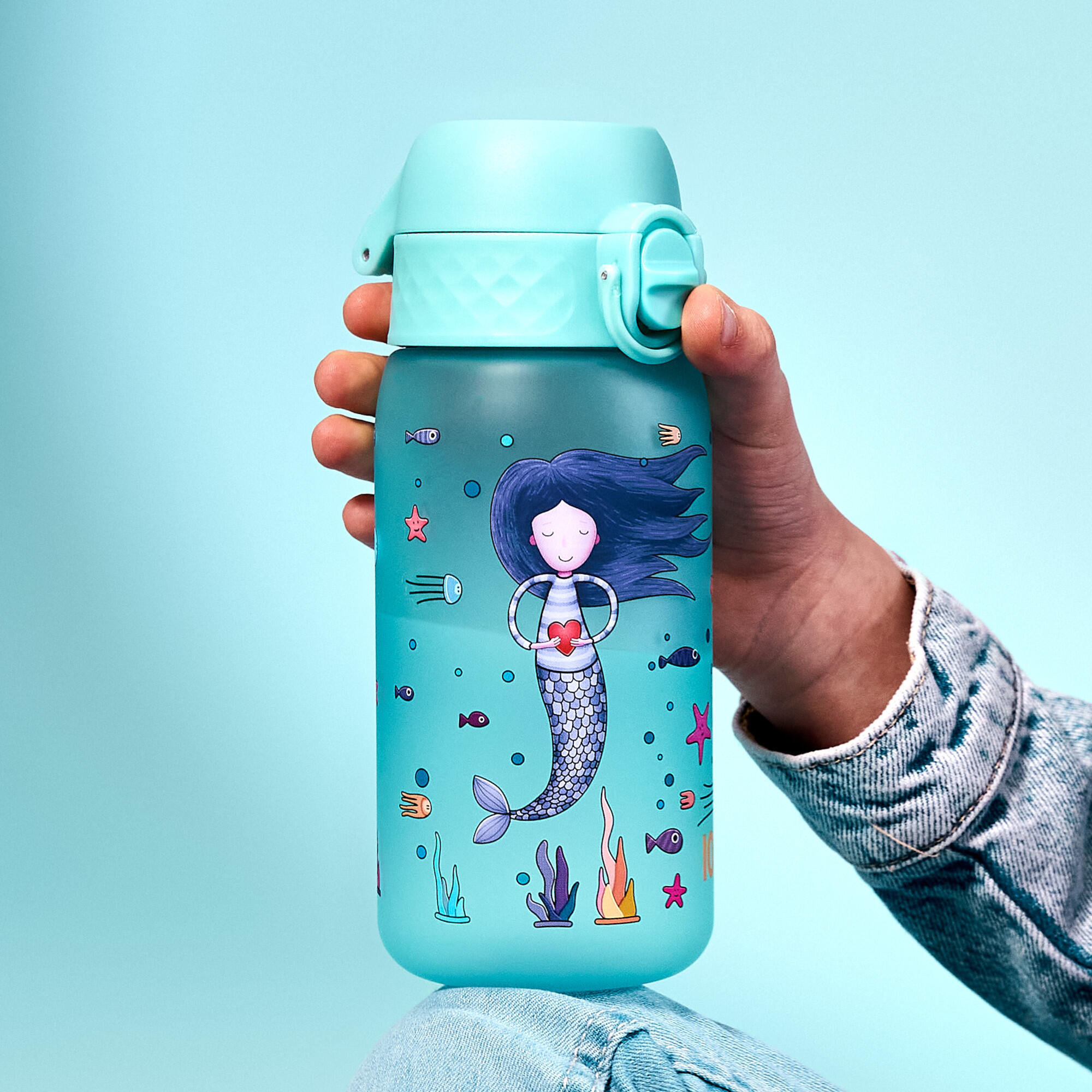 Bidon dziecięcy ION8 350ml z atestem PZH – szczelny, lekki, bez BPA 2/8