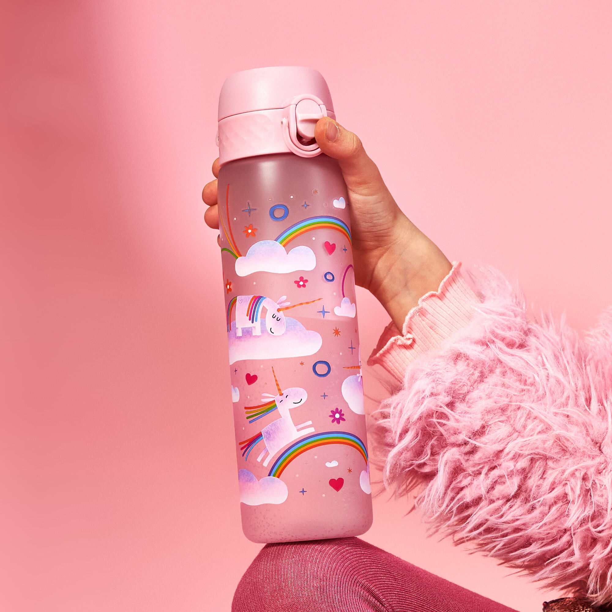 Bidon na wodę ION8 500ml z atestem PZH – szczelny, lekki, bez BPA 2/8