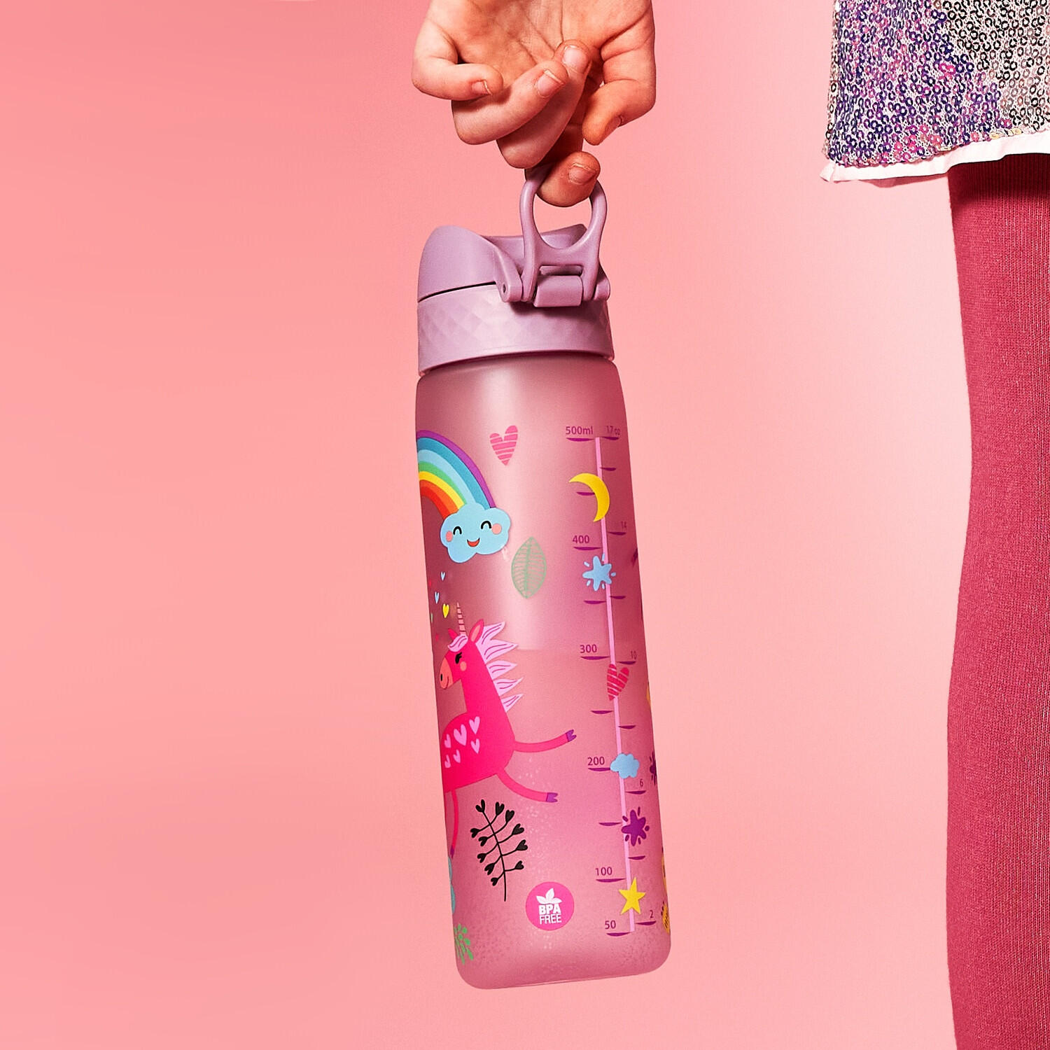 Dětská láhev ION8 Unicorns 500 ml 4/7