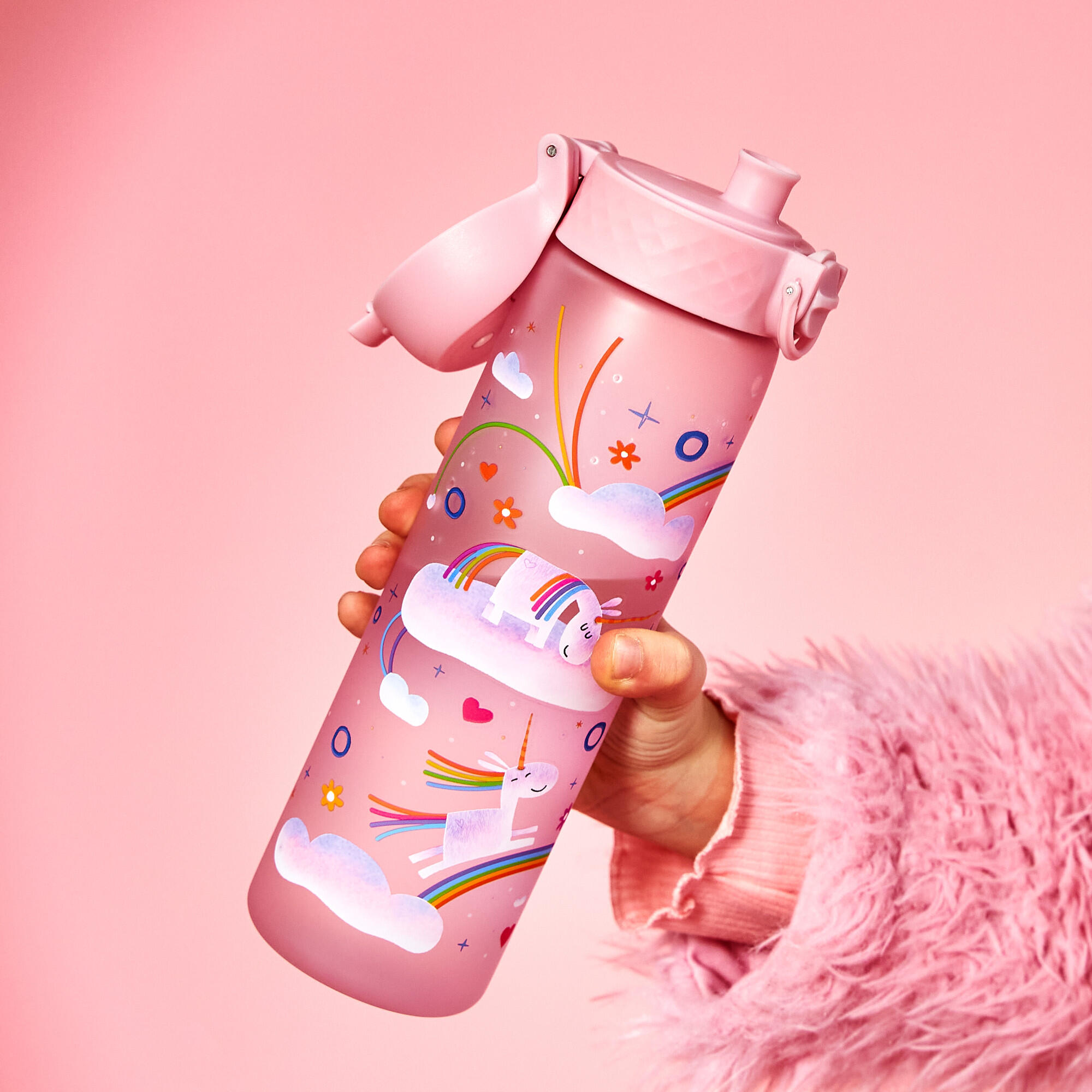 Bidon na wodę ION8 500ml z atestem PZH – szczelny, lekki, bez BPA 3/8
