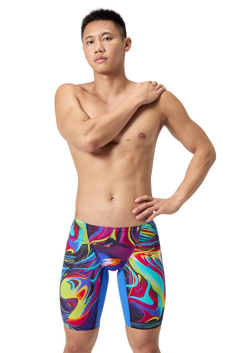 Speedo Fastskin LZR Pure Valor 2.0 Jammer - Molten Blur/Cobalt Pop - Taglia 20 5/6