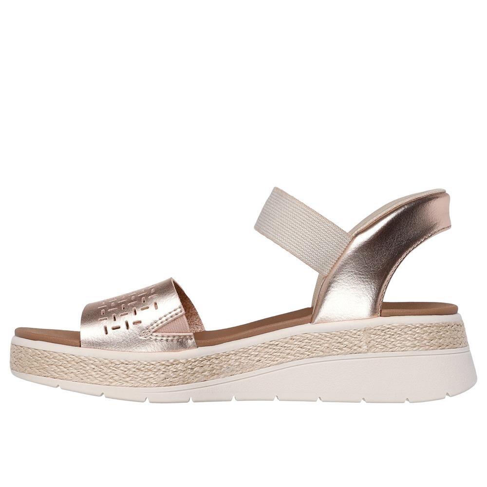 SANDALE FEMME Skechers Slip-ins Bobs Sun Ray ARGENT 5/5