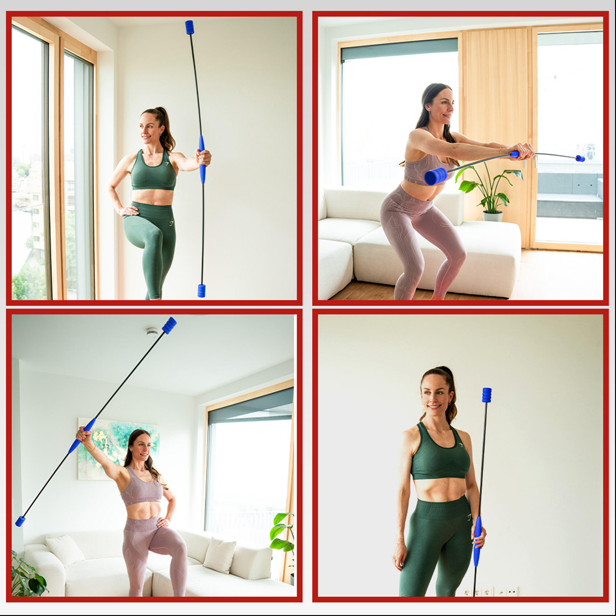 Schwingstab con mango ergonómico – Entrenador de vibración para entrenamiento 7/7