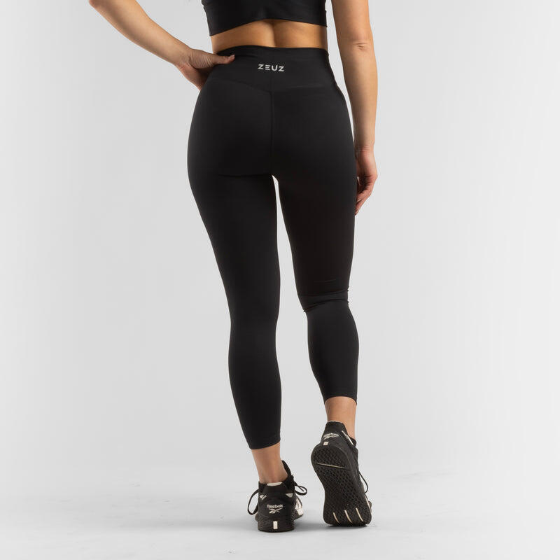 Leggings de sport ZEUZ pour femme, noirs, taille XS 2/7