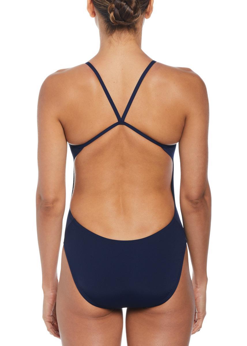Maillot de bain une pièce Nike Hydrastrong Solid Cutout - Bleu 34 4/6