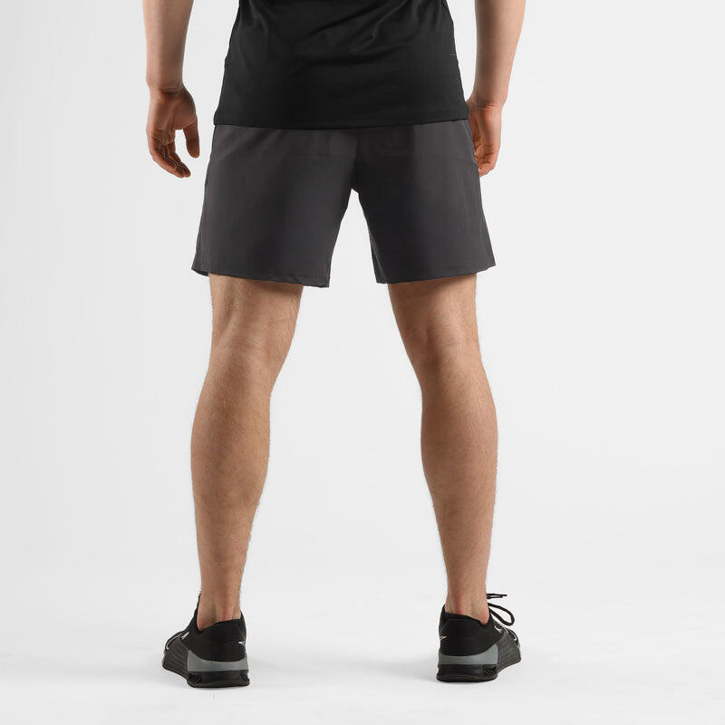 Pantaloncini sportivi da uomo ZEUZ, marrone scuro, taglia L 3/4