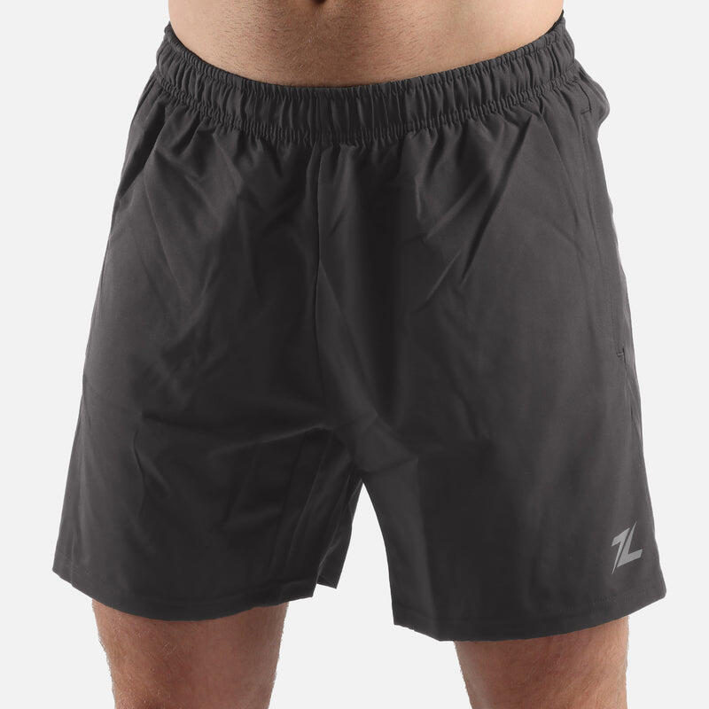 Pantaloncini sportivi da uomo ZEUZ, marrone scuro, taglia L 4/4