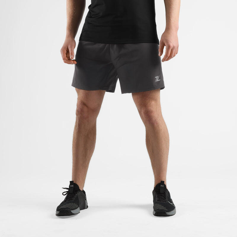 Pantaloncini sportivi da uomo ZEUZ, marrone scuro, taglia L 2/4