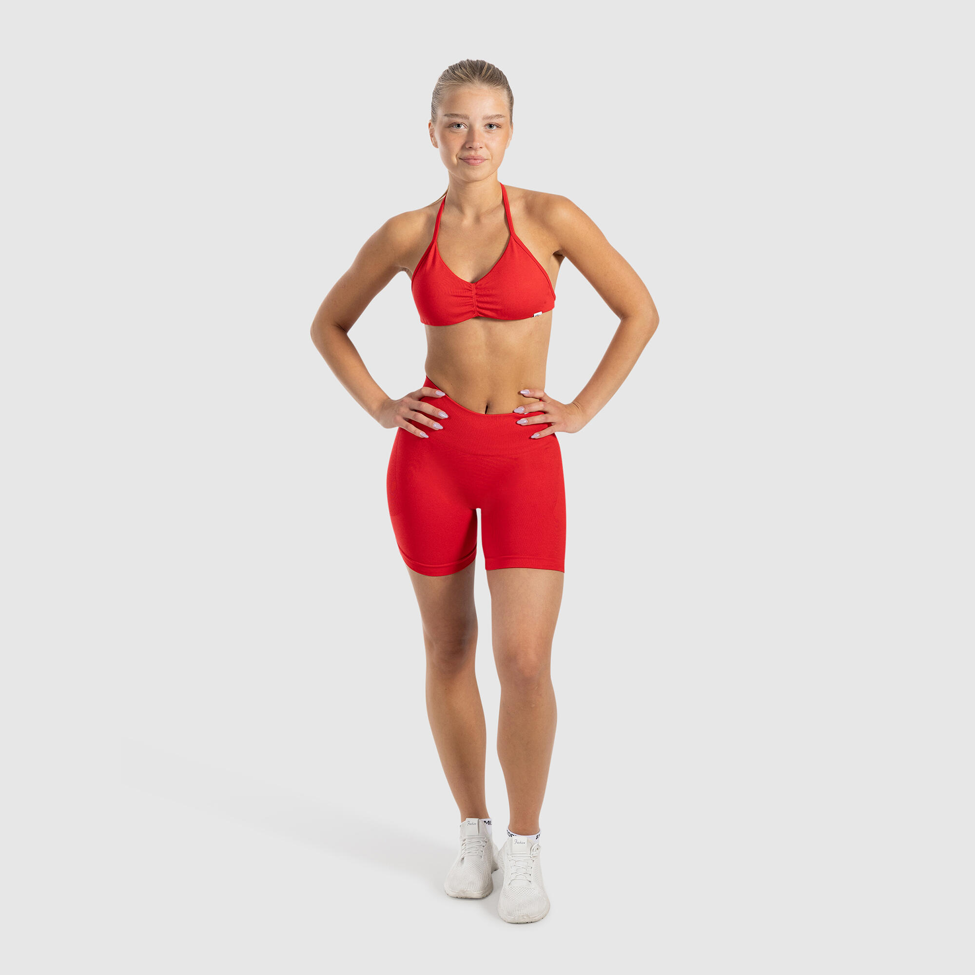Damen Shorts Edina Rot 3/5