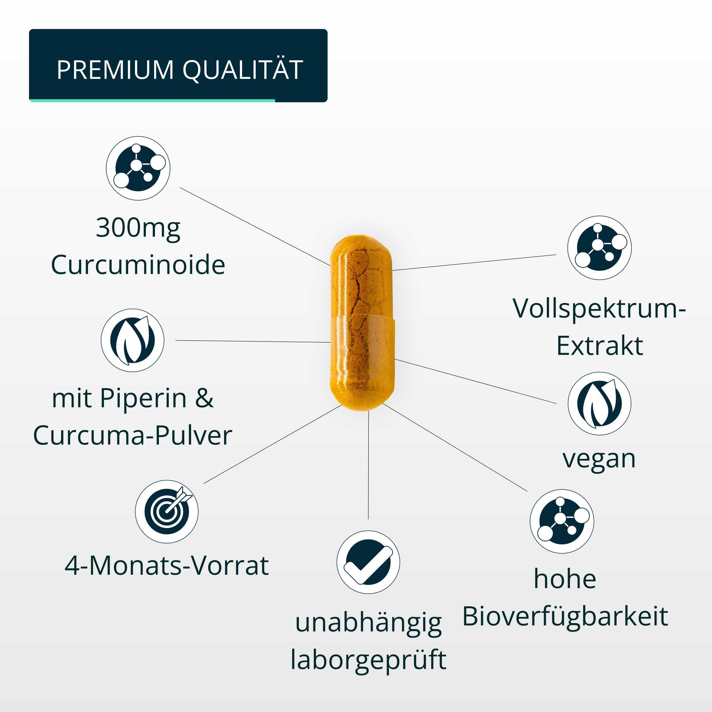 brandl® Bio Curcuma Extrakt mit Curcumin (Curcuminoide) & Bio Piperin 4/6