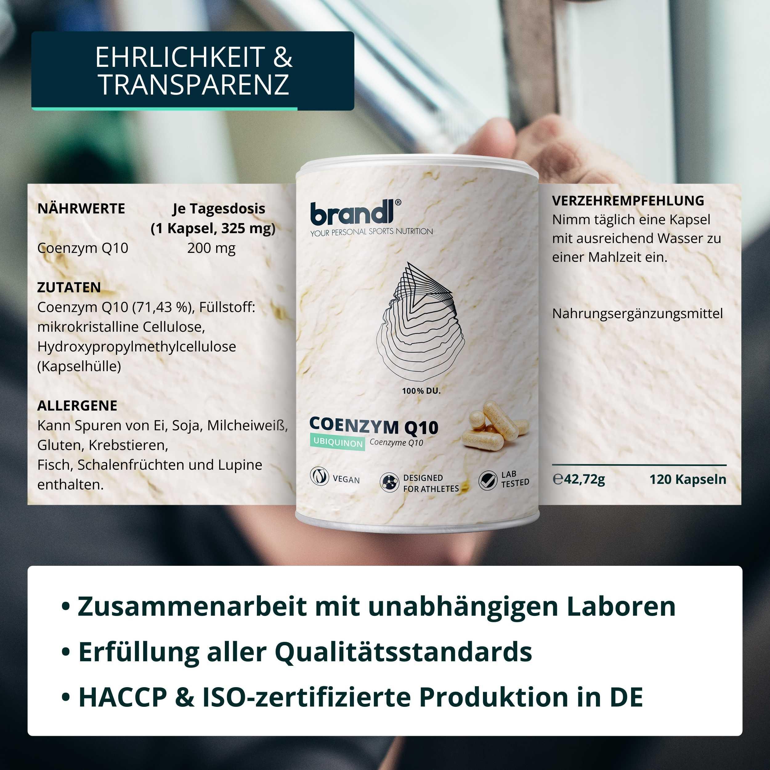 brandl® Coenzym Q10 (Ubiquinon) 5/6
