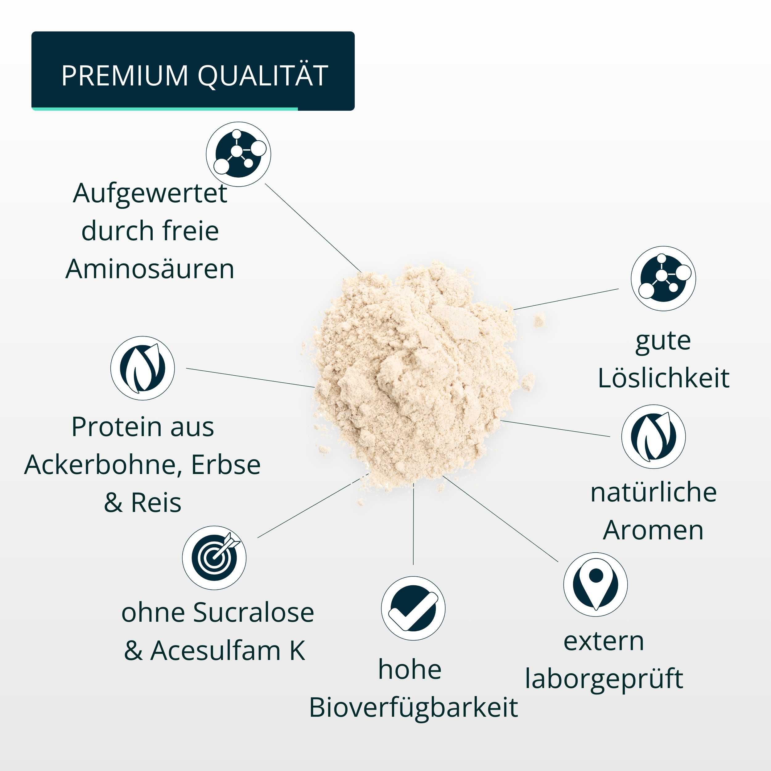 brandl® Pure Protein 2.0 Veganes Proteinpulver | Eiweißpulver Vegan 4/6