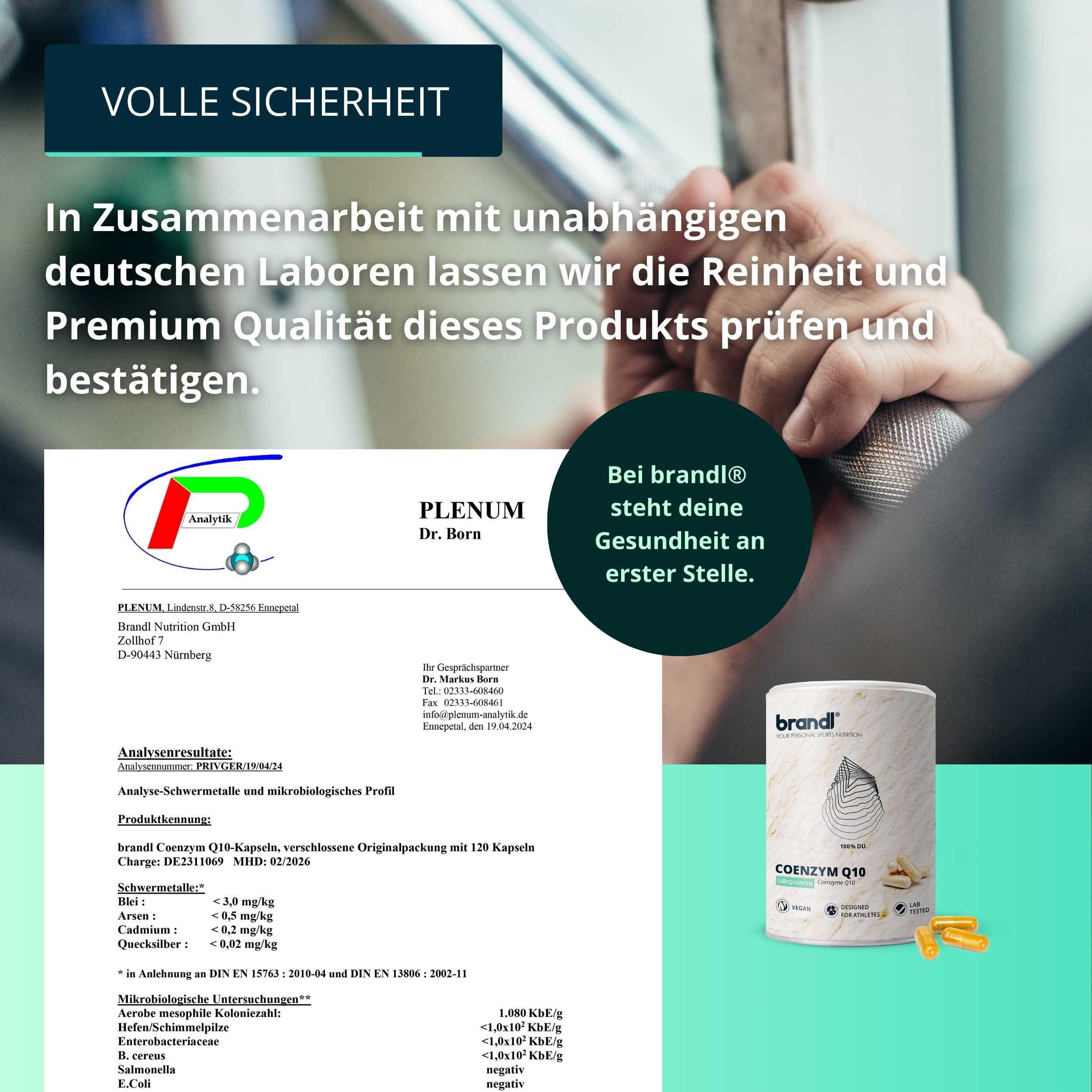 brandl® Coenzym Q10 (Ubiquinon) 6/6