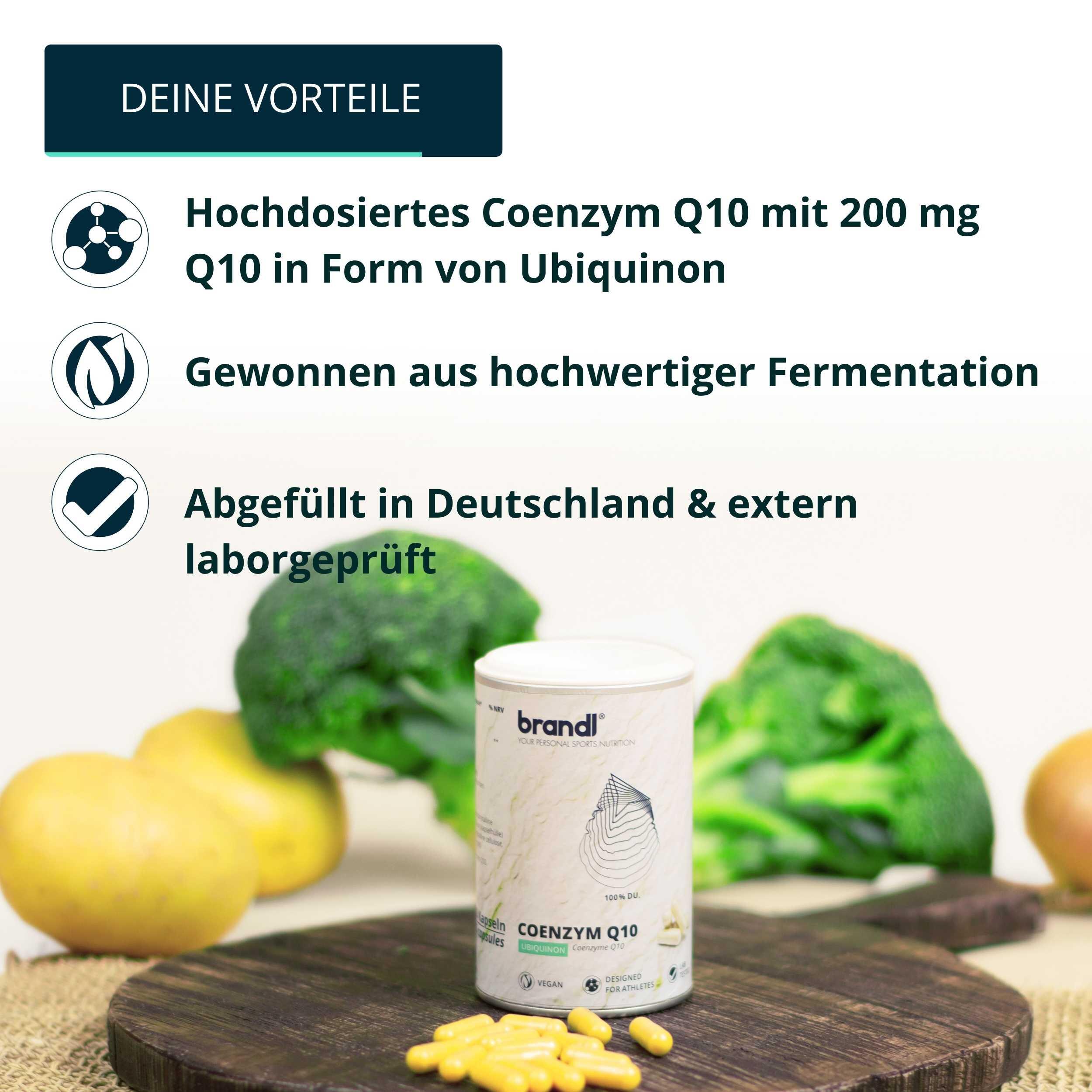 brandl® Coenzym Q10 (Ubiquinon) 3/6