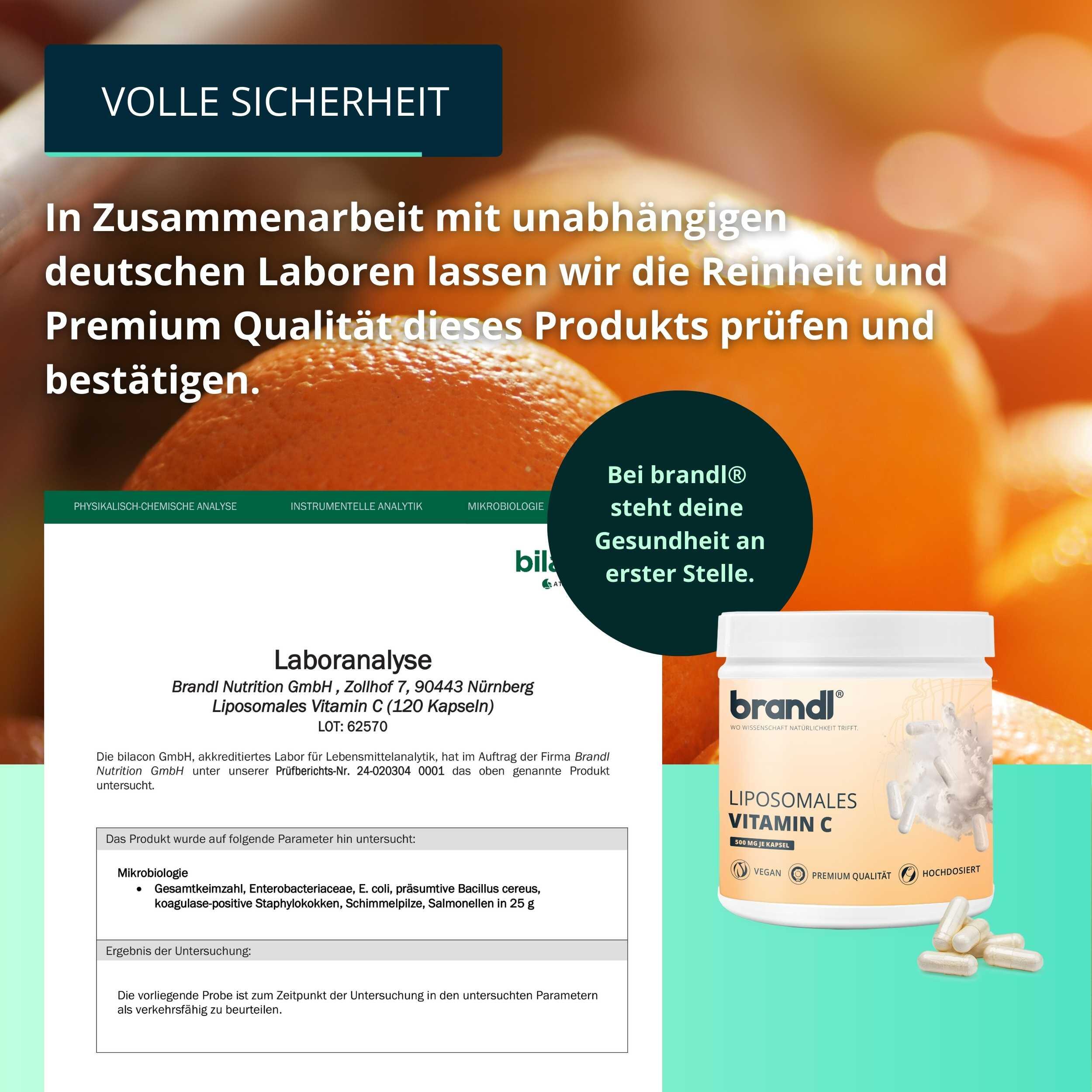 brandl® Liposomales Vitamin C hochdosiert vegan | Vit C (Ascorbinsäure) 6/6